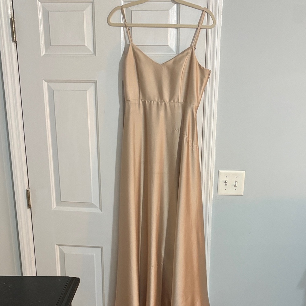 Show Me Your MuMu Champagne Maxi Dress